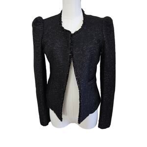 Joes Jeans Dalia Womens Whimsigoth Dark Romantic Vamp Edgy Gothic Tweed Blazer S